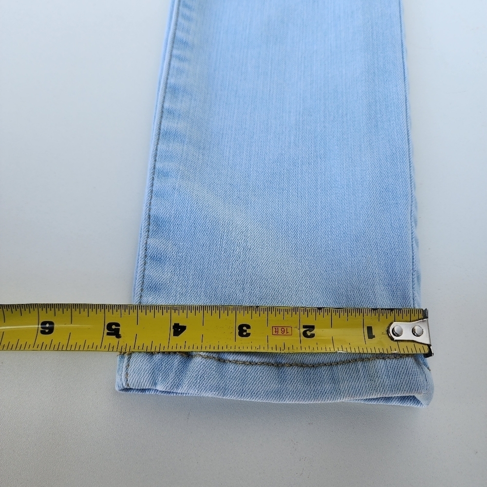 Isabel Maternity Light Blue Denim Pockets Full Panel Stretch Skinny Jeans 6 - Picture 2 of 9